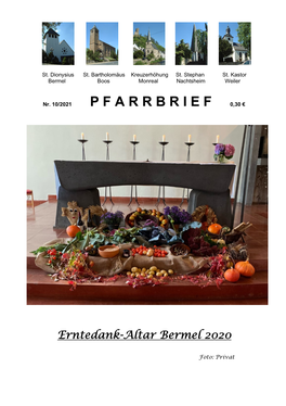 Pfarrbrief St. Kastor Weiler