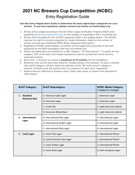 Review the 2021 Entry Registration Guide HERE