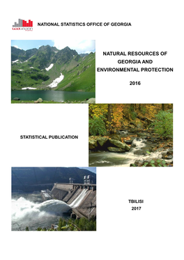 Natural Resources of Georgia and Environmental Protection