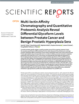 Multi-Lectin Affinity Chromatography and Quantitative Proteomic