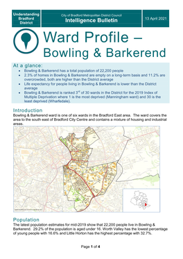 Bowling & Barkerend