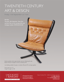 Twentieth Century Art & Design