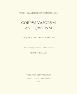 Corpus Vasorum Antiquorum, Fascicule 10