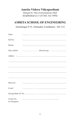 Student Handbook