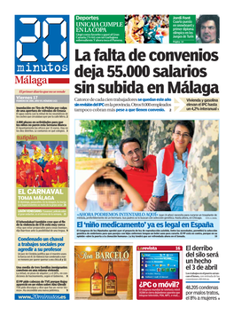 La Falta De Convenios Deja 55.000 Salarios Sin Subida En Málaga