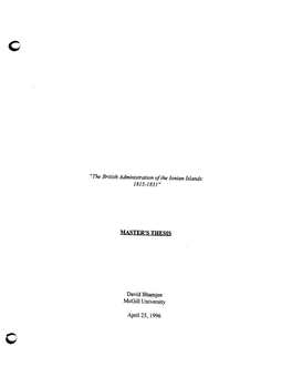 MASTER's THESIS April25, 1996