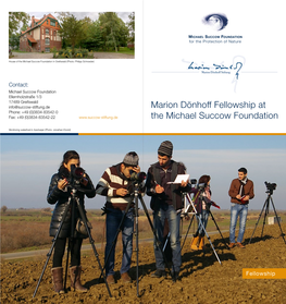 Marion Dönhoff Fellowship at the Michael Succow Foundation