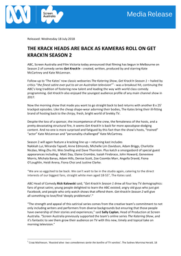 The Krack Heads Are Back As Kameras Roll on Get Krack!N Season 2