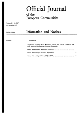 Official Journal of the European Communities