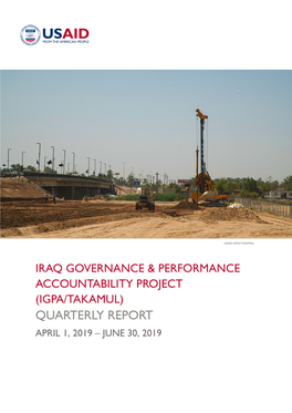 Quarterly Report April 1, 2019 – June 30, 2019