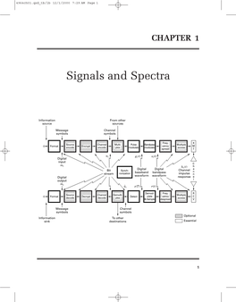 Signals and Spectra