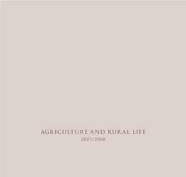 Agriculture and Rural Life 2007/2008