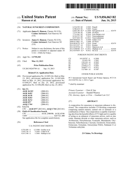 (12) United States Patent (10) Patent No.: US 9,056,063 B2 Hanson Et Al