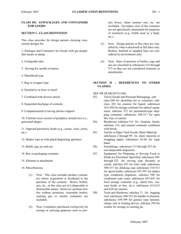 February 2007 CLASSIFICATION DEFINITIONS D9 - 1