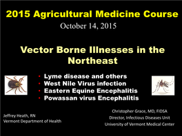 Vector Borne Diseases