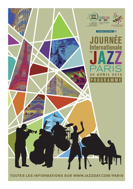 PROGRAMME Organisation Journée Internationale Des Nations Unies Du Jazz Pour L’Éducation, La Science Et La Culture