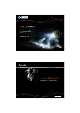 DOF Subsea ASA Company Structure