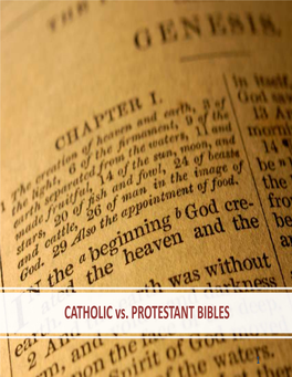 Catholic Vs Protestant Bibles 03-19-2019