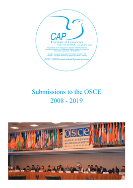 Submissions to the OSCE 2008