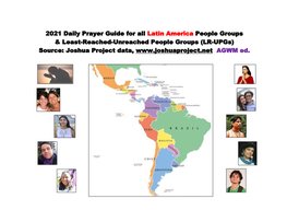 2021 Daily Prayer Guide for All Latin America People Groups & LR