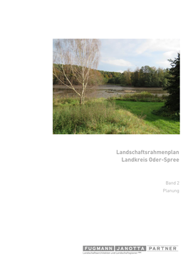 Landschaftsrahmenplan Landkreis Oder-Spree