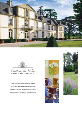 Dossier De Presse Chateau De Sully