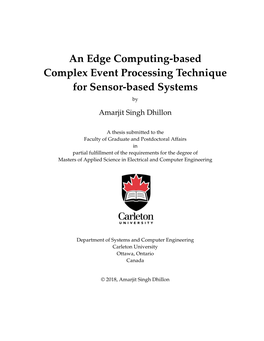 Carleton Latex Thesis Template