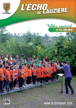 Bulletin Municipal N°111 - ÉTÉ 2013