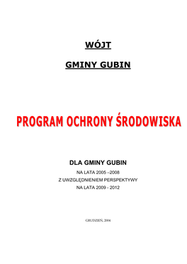 Wójt Gminy Gubin