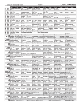 Sunday Morning Grid 10/23/11