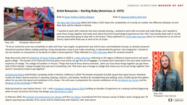 Artist Resources – Sterling Ruby (American, B. 1972)