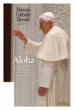 Hawaii Catholic Herald • March 1, 2013