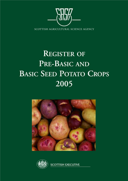 Seed Potato Register 2005