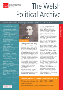 Www .Llgc.Org.Uk Llewelyn Williams Diary