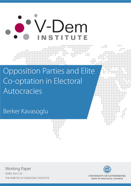 Opposition Parties and Elite Co-Optation in Electoral Autocracies