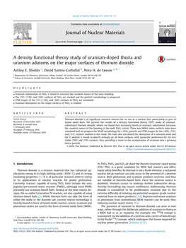 A Density Functional Theory Study of Uranium-Doped Thoria and Uranium Adatoms on the Major Surfaces of Thorium Dioxide