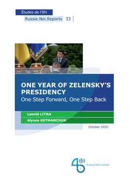 One Year of Zelensky's Presidency