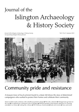 Journal of the Islington Archaeology & History Society