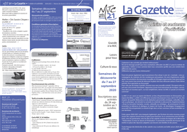 Gazette Activités.Indd