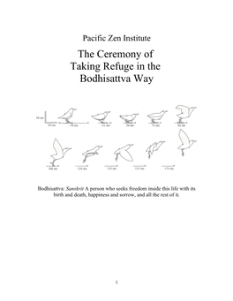 The Ceremony of Taking Refuge in the Bodhisattva Way