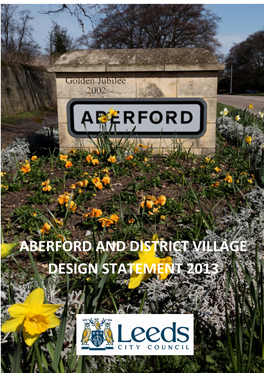Aberford and District Village Design Statement 2013