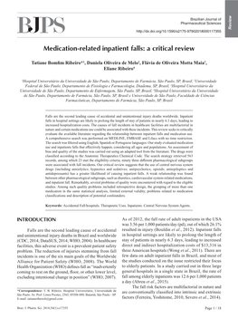 Medication-Related Inpatient Falls: a Critical Review