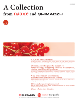 A Collection from Nature and SHIMADZU Vol.03