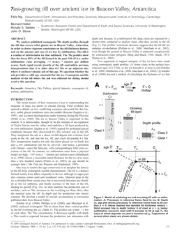Fast-Growing Till Over Ancient Ice in Beacon Valley, Antarctica