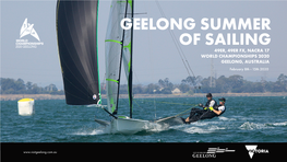 49ER, 49ER FX, NACRA 17 WORLD CHAMPIONSHIPS 2020 GEELONG, AUSTRALIA February 8Th - 15Th 2020