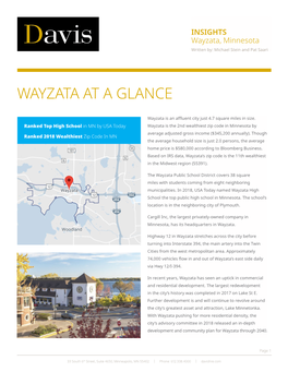 Wayzata at a Glance