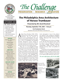 The Philadelphia Area Architecture of Horace Trumbauer