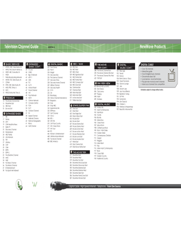 Television Channel Guide Newwave Products