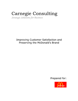 Carnegie Consulting Strategic Solutions for Business