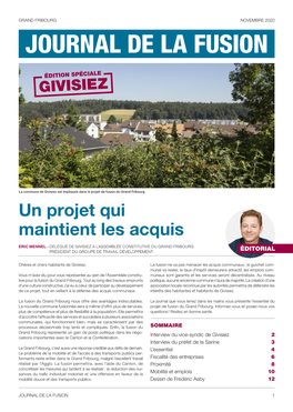 Edition Givisiez Jeudi, 26 Novembre 2020 Tout-Ménage Visant À